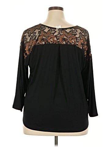 Soma 3/4 Sleeve Top (view 2)