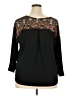 Soma Black 3/4 Sleeve Top Size XXL - photo 2