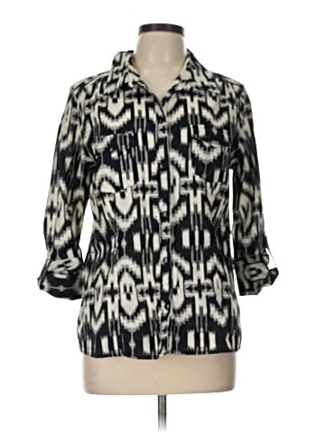 Style&Co 3/4 Sleeve Button-Down Shirt (view 1)