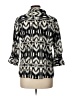 Style&Co Black 3/4 Sleeve Button-Down Shirt Size L (estimated) - photo 2