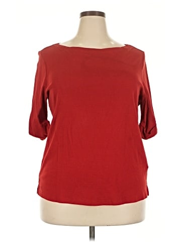 Lauren by Ralph Lauren 3/4 Sleeve T-Shirt (view 1)