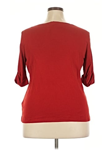 Lauren by Ralph Lauren 3/4 Sleeve T-Shirt (view 2)