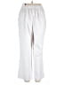 Catherines Solid White Casual Pants Size 1X - photo 2