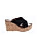 Born Crown Black Wedges Size 8 - photo 1