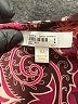 Assorted Brands Paisley Burgundy Cocktail Dress Size 10 - photo 7
