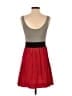 Theory Color Block Red Casual Dress Size S - photo 2