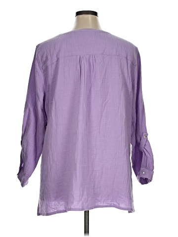 Susan Graver Long Sleeve Blouse (view 2)