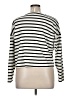 Ann Taylor Stripes White Pullover Sweater Size XL - photo 2
