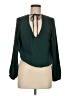 Nine Britton 100% Polyester Green Long Sleeve Blouse Size M - photo 1