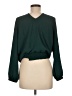 Nine Britton 100% Polyester Green Long Sleeve Blouse Size M - photo 2