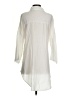 Unbranded 100% Viscose Ivory 3/4 Sleeve Button-Down Shirt Size S - photo 2