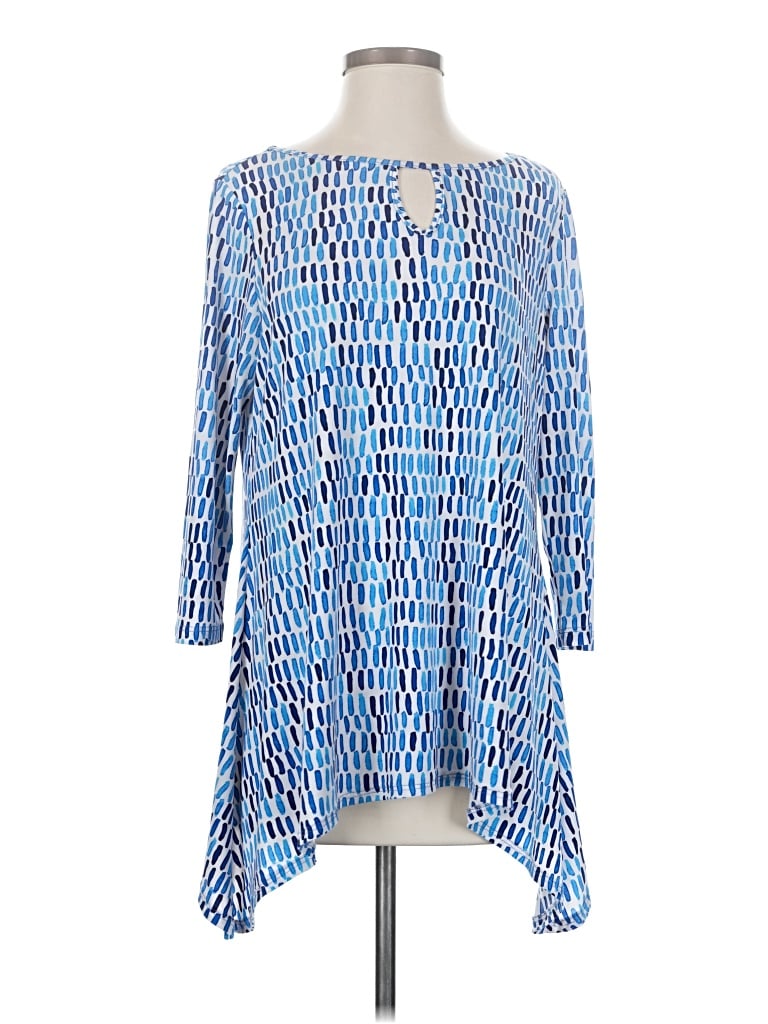 Pre-owned Clara Sun Woo 3/4 Sleeve T-shirt In Blue