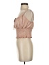 She + Sky 100% Polyester Tan Pink Sleeveless Blouse Size S - photo 5