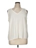 Torrid 100% Rayon Ivory Sleeveless Blouse Size 1X Plus (1) - photo 1