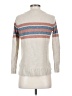 Toad & Co 100% Merino Extra Fine Wool Stripes Silver Wool Pullover Sweater Size XS - photo 2