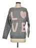 Jasmine Hearts Gray Pullover Sweater Size S - photo 1