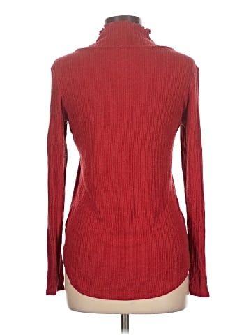 Red Haute Long Sleeve Top (view 2)
