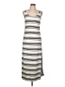 Max Studio Stripes Ivory Casual Dress Size L - photo 1