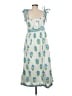 Tuckernuck Paisley Blue White Casual Dress Size M - photo 2
