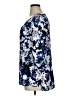 Express 100% Polyester Blue 3/4 Sleeve Blouse Size XL - photo 5