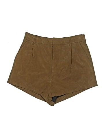 Free People Khaki Shorts (view 1)
