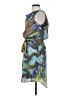 Jessica Simpson 100% Polyester Tie-dye Blue Cocktail Dress Size 4 - photo 5
