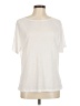 IMAN Ivory Short Sleeve Top Size M - photo 1