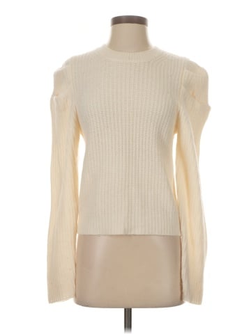 Aqua Cashmere Pullover Sweater (view 1)