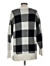 Abercrombie & Fitch Checkered-gingham Gray Pullover Sweater Size M - photo 2