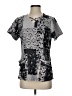 Butter-Soft Gray Short Sleeve Blouse Size XS - photo 1
