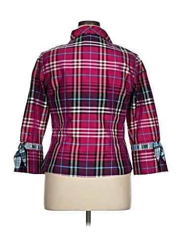 Marisa Baratelli 3/4 Sleeve Silk Top (view 2)