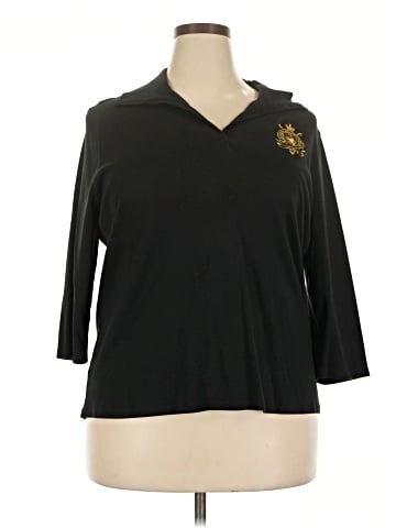 Lauren by Ralph Lauren 3/4 Sleeve Top (view 1)