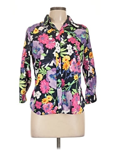 Lauren by Ralph Lauren 3/4 Sleeve T-Shirt (view 1)