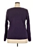 Kate Hill 100% Cotton Purple Pullover Sweater Size 2X - photo 2