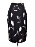 Classiques Entier 100% Polyester Print Black Formal Skirt Size 4 - photo 2