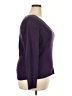 Kate Hill 100% Cotton Purple Pullover Sweater Size 2X - photo 4