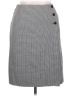 Worthington 100% Polyester Houndstooth Gray Casual Skirt Size 16 - photo 1