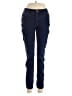 Curve Appeal Solid Blue Jeans Size 6 - photo 1