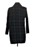 Anne Klein 100% Acrylic Plaid Green Coat Size L - photo 2