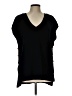 Investments Black Short Sleeve Top Size L (petite) - photo 1
