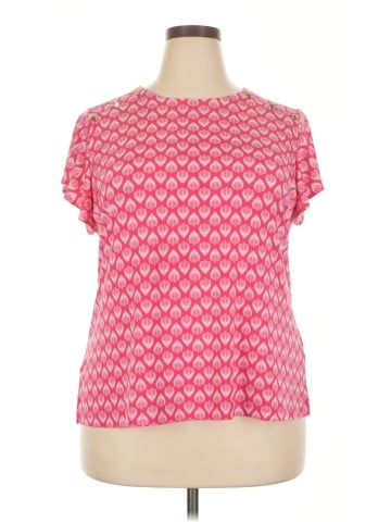Liz Claiborne Short Sleeve Blouse (view 1)