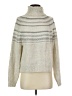 H&M L.O.G.G. Stripes Silver Turtleneck Sweater Size S - photo 1