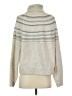 H&M L.O.G.G. Stripes Silver Turtleneck Sweater Size S - photo 2