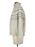 H&M L.O.G.G. Stripes Silver Turtleneck Sweater Size S - photo 5