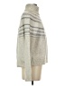 H&M L.O.G.G. Stripes Silver Turtleneck Sweater Size S - photo 4