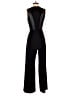 Express Color Block Black Jumpsuit Size S - photo 2