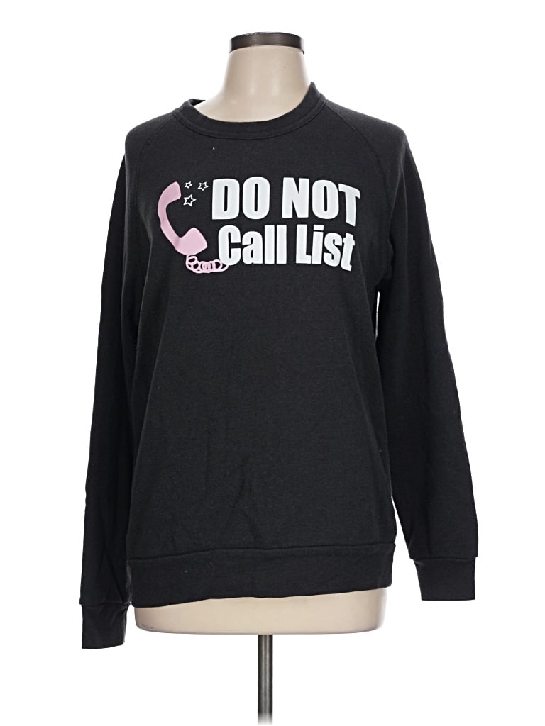 Pre-owned Assorted Brands Sweatshirt In Black