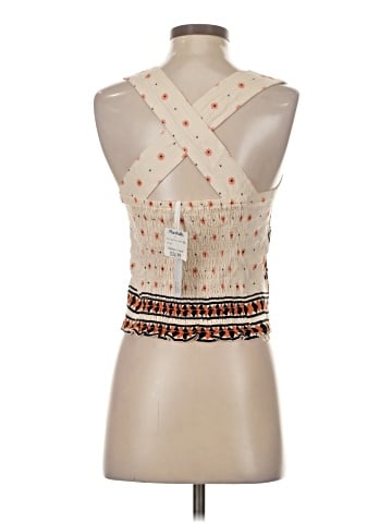 Rose + Olive Sleeveless Blouse (view 2)
