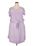 Just Be... Purple Casual Dress Size 2X - photo 1