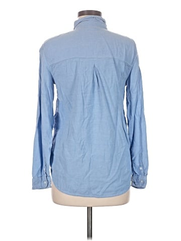 American Eagle Outfitters Long Sleeve Button-Down Shirt (view 2)